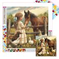 thumbnail image 1 of Kit Con Cuentas Cuadradas 5D DIY Del Arte 45x45cm, 1 of 9