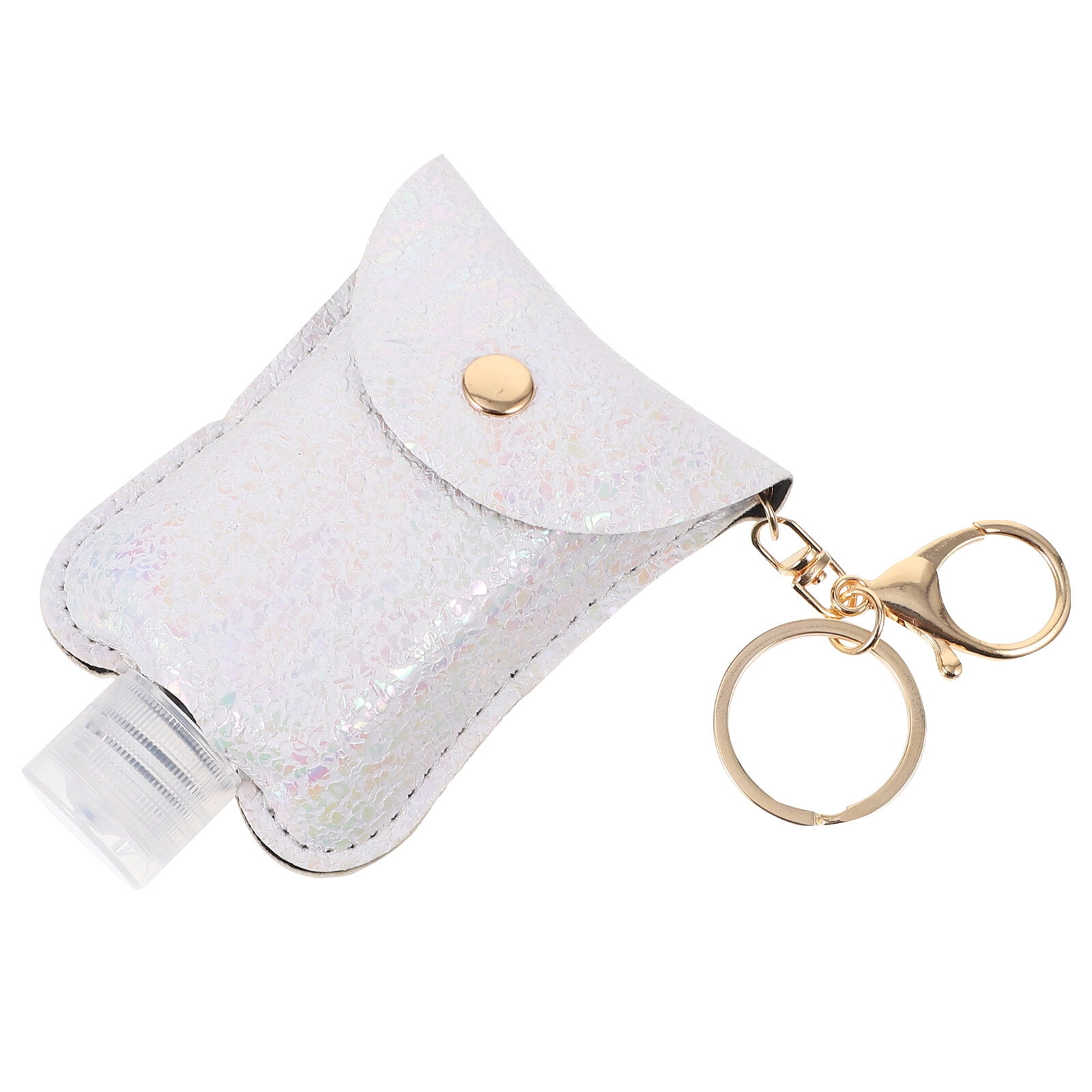 1/2/3PCS 60ml Portable Hand Sanitizer Gel With Holster Keychain Sub-Bottle  Travel Refillable Plastic