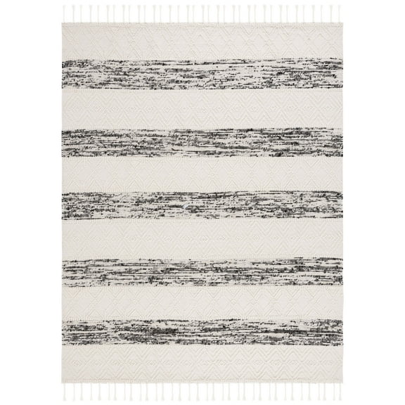 SAFAVIEH Natura Salvador Southwestern Area Rug, Ivory/Black, 8' x 10'