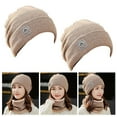 thumbnail image 3 of Women's Warm Winter Hats Thick Knit Cuff Beanie Cap, 3 of 3