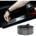 thumbnail image 1 of Vehicle Edge Entry Guards, Universal Fit Anti-slip Texture Car Door Sill Protector, Carbon Fiber Grain for Most Cars, 1 of 5
