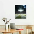 thumbnail image 2 of JEUXUS Dormitory Kids Room Canvas Wall Art Green Rugby Field Match Sport Picture for Boy Bedroom American Football Theme Artwork Playroom Wall Décor Framed 12\x16\, 2 of 4