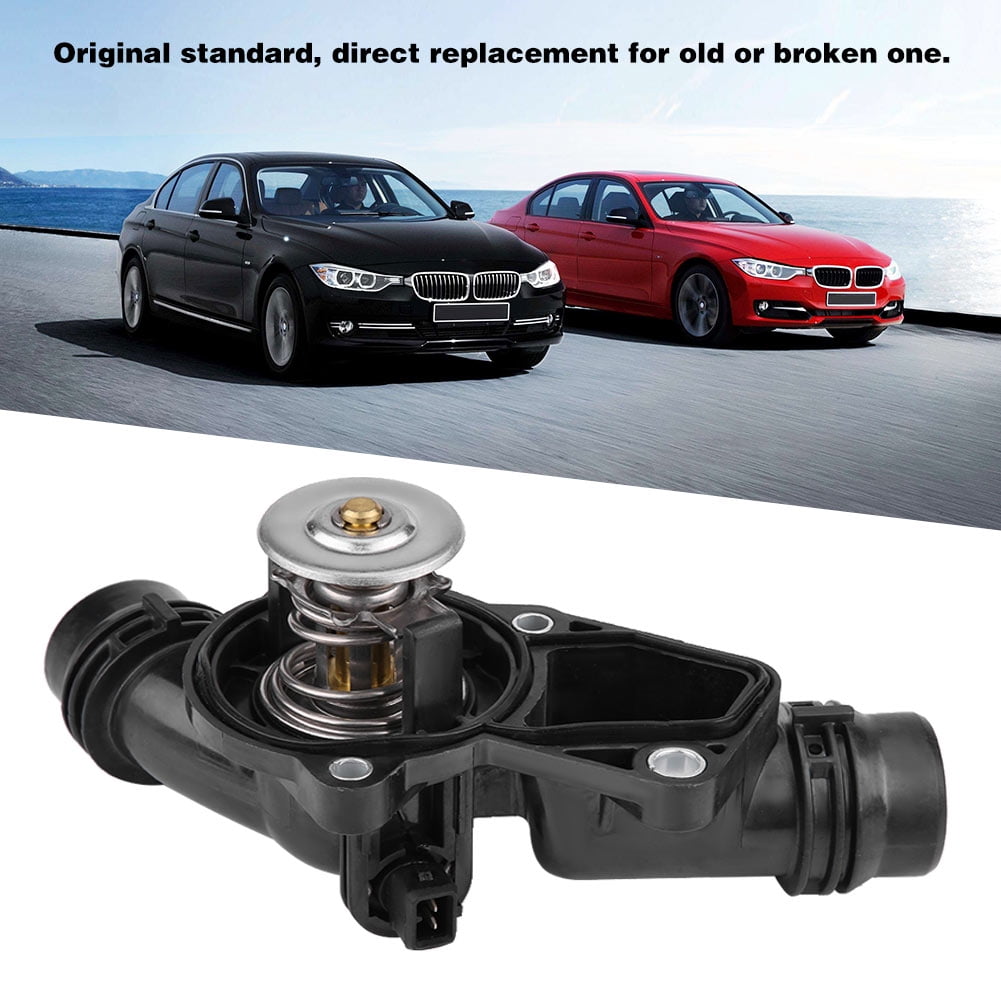 Professional Car Engine Coolant Thermostat for E46 318 320 323 325 328 330 11531437040 Greensen Thermostat Car Engine Coolant Thermostat with Housing Assembly