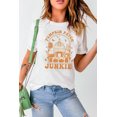 thumbnail image 3 of POGLIP T-Shirt Blanc à Imprimé Graphique PUMPKIN PATCH JUNKIE pour Femmes, 3 of 6