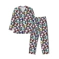 thumbnail image 1 of Balery Panda And Glasses Pijama para Hombre de Dos Piezas con Manga Larga, Conjunto de Dormir y Descanso Suave con Bolsillos-X-Large, 1 of 7