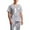 Silver, variant on Plebaso Mens Shiny T Shirts V Neck Short Sleeve Stylish T-Shirts Dance Wear Tee Tops for Nightclub Party