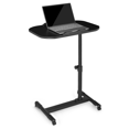 thumbnail image 5 of Magshion Computer Desk, Height Adjustable Standing Table, Laptop Desk Rolling Sit-Stand with Wheels for Office, Black, 5 of 11