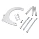 thumbnail image 4 of Kit de montaje de alternador, BOROCO Kit de soporte de alternador CNC Aluminio Plata Reemplazo para bomba de agua, 4 of 5