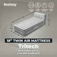 thumbnail image 4 of Bestway® Headboard Tritech Air Mattress Twin 18" with built-in AC pump, 4 of 16