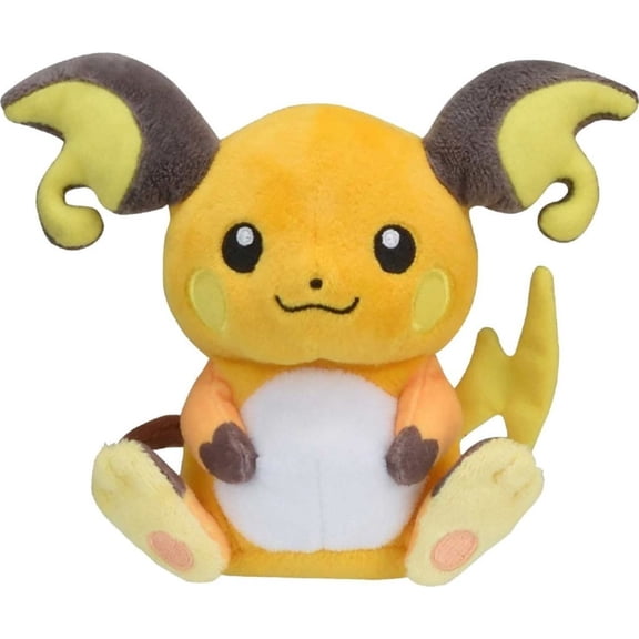 Pokemon Center: Sitting Cuties: Raichu Plush # 26 -  Generation 1 - 6 In