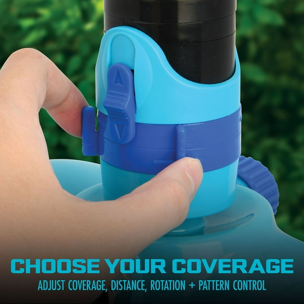 Aqua Joe Turbo Drive 360º Sprinkler with 4 Spray Patterns