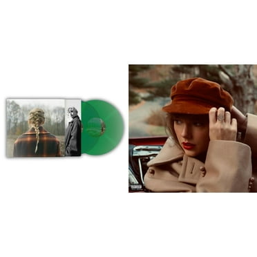 Taylor Swift - Evermore (Translucent Green Vinyl/2LP) & Red (Taylor's Version) (4LP)