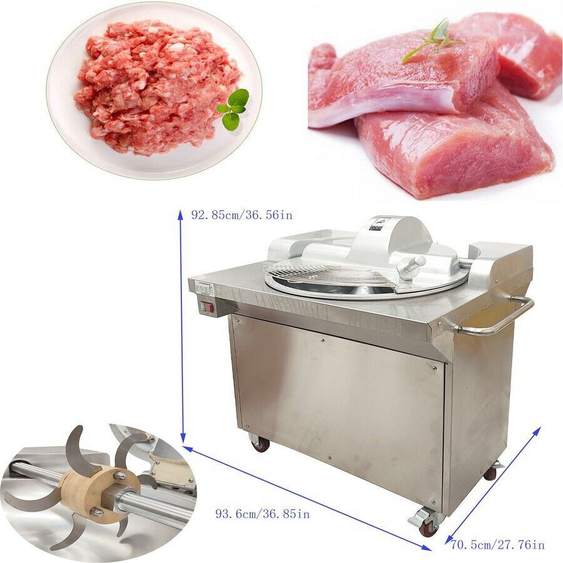 PreAsion Full-automatic High-speed 24L Meat Vegetable Prep Food Processor Food Chopper Processor 110V