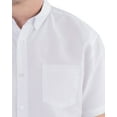 thumbnail image 6 of Visive Mens Big & Tall Dress Shirt 2-Pack - Oxford Short Sleeve Button Down - Modern Fit - Breathable Material - Variety of Colors - Perfect for Business, Casual & Vacation - Sizes S - 4XL For Big Men, 6 of 9