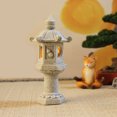 thumbnail image 2 of . Small pavilion ornaments micro landscape Chinese style stone pavilion rockery flowing water fish tank bonsai ornaments pagoda stone lamp, 2 of 5