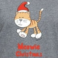 thumbnail image 3 of CafePress - Christmas Kitty Women's V Neck Dark T Shirt - Women's V-Neck Dark T-Shirt, 3 of 4