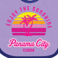 thumbnail image 4 of Inktastic Summer Enjoy the Sunshine Panama City Florida in Pink Boys or Girls Baby Bib, 4 of 4