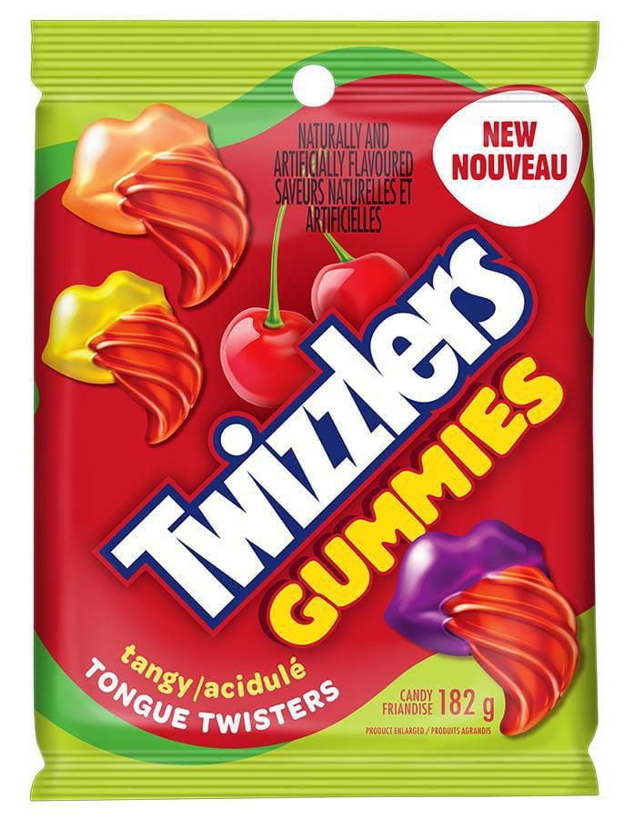 Twizzlers Tangy Tongue Twisters Gummies