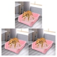 thumbnail image 2 of Bandeja de inodoro de entrenamiento Methold para gatos y mascotas Rosa Pequeño, 2 of 6