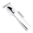thumbnail image 2 of Cute Mini Colored Stainless Steel Spoons - Small Teaspoons Stirring Spoons Dessert Spoons, Durable Food-Grade Utensils for Daily Use Coffee Tea Desserts, 2 of 5