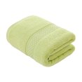 thumbnail image 1 of Toalla de algodón de rizo, suave y absorbente, agradable para la piel, de color sólido, jacquard, para ducha, para el hogar, baño, spa, salón de belleza., 1 of 8
