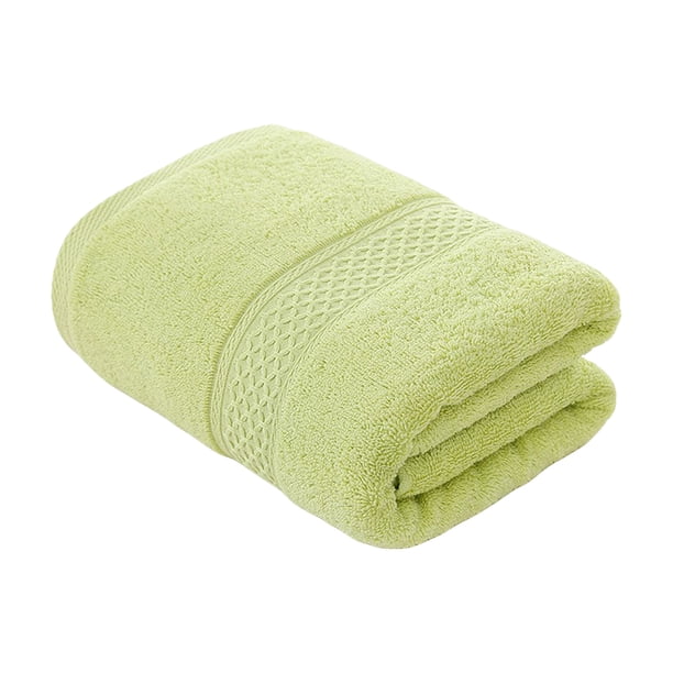 Toalla de algodón de rizo, suave y absorbente, agradable para la piel, de color sólido, jacquard, para ducha, para el hogar, baño, spa, salón de belleza.