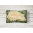 thumbnail image 2 of Dog Portrait/Landscape Painting Fabric Decorative Pillow, 2 of 3