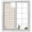 Beige, variant on White Gingham Window Privacy Film, Modern Minimalist Black Line Grid Points Checkered Frosted Glass Window Clings Static Cling UV Heat Blocking Reusable Door Sticker for Bathroom 19.6 x 39.3 Inch