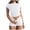 Z-White637, variant on JIAYUE Workout Sets For Women Short Sleeve Crewneck Solid Color Crop Tops With High Waist Shorts Yoga Outfits Streetwear Female Trendy Clothing Set