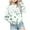 Green, variant on Zwiiyzr Girls Crewneck Oversized Sweatshirt Kids Multi-Color Fashion Long Sleeve Pullover Tops Toddler Kids 1-12 Years Green