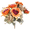 Coffee Gold, variant on JUANCHENG 1pcs European Vintage Glitter Rose Bouquet Artificial Silk Flowers for Wedding Red