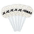 thumbnail image 1 of Jonas Cupcake Picks Toppers - Set of 6 - Mutlicolored Speckles, 1 of 1