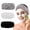 Black+Light Gray+White, variant on VigorousTrade Microfiber Spa Headband 3-Pack, Soft Terry Cloth Headband for Washing Face, Facial Mask, Makeup, Shower, Yoga, Gift for Women and Teens (Black+Light Gray+White)