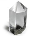 thumbnail image 1 of Crystal Allies Gallery: Self Standing 6 Facet Single Termanated Point Clear Quartz w/Authentic Stone Card, 1 of 4