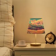 YAZAOO Table Lamp Creative Cloudbound Express Pattern Simple Pattern Night Light