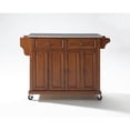 thumbnail image 4 of STAINLESS STEEL TOP KITCHEN CART/ISLAND IN CLASSIC CHERRY FINISH, 4 of 5