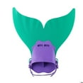 thumbnail image 1 of Nageoires de Natation Réglables Sirène pour Enfants Adultes une-Pièce avec Nageoires de Plongée pour Entraînement à la Natation, 1 of 5