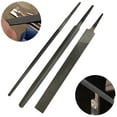 thumbnail image 1 of MYG 3pcs 6inch 150mm Acier Limes Sans Poignée Rond Triangulaire Plat Limes Set, 1 of 9