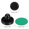 thumbnail image 2 of Uxcell 2Pcs Air Hockey Pushers 75mm with Pads and 4Pcs Air Hockey Pucks, Handles Paddles Replacement Accessory, 2 of 6