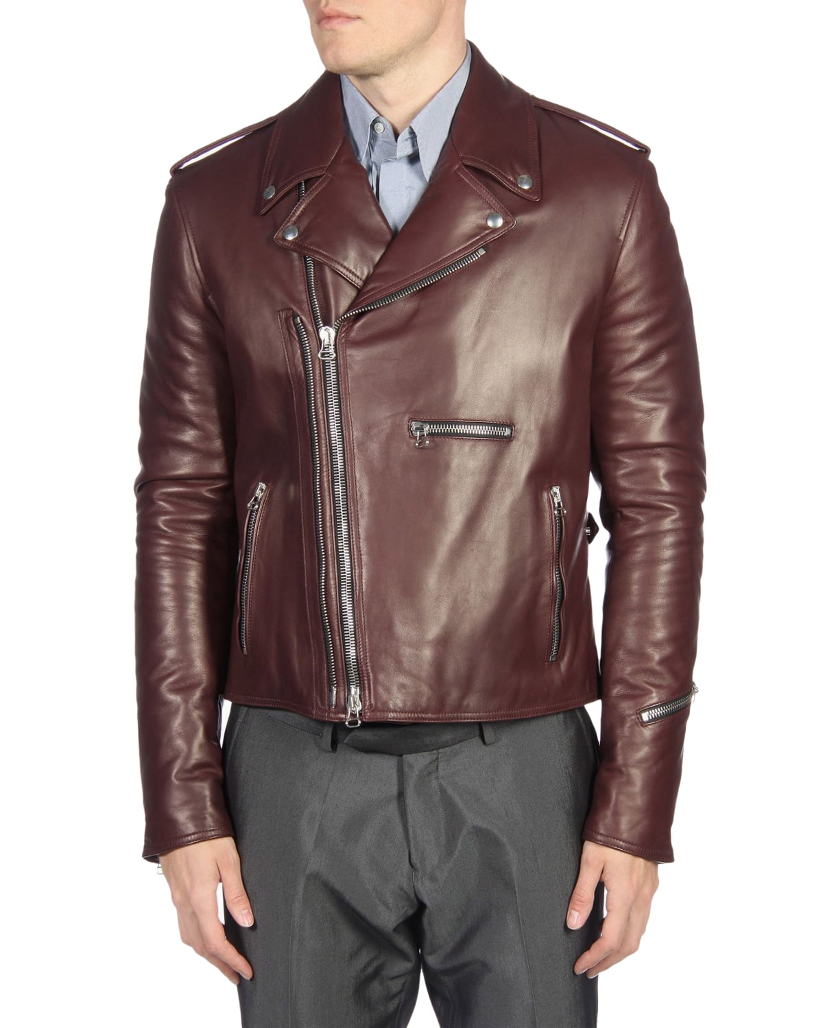 lanvin biker trousers