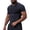 Navy t shirts trendy summer tops, variant on Mens Short Sleeve Raglan Shirts Slim Fitted Crewneck Workout Gym Shirts Running Fitness T-shirts Casual Summer Tshirts Black,XL