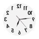 thumbnail image 2 of Reverse Anti Wall Clock Modern Backwards Time Run Counter Clockwise Wall Watch, 2 of 2