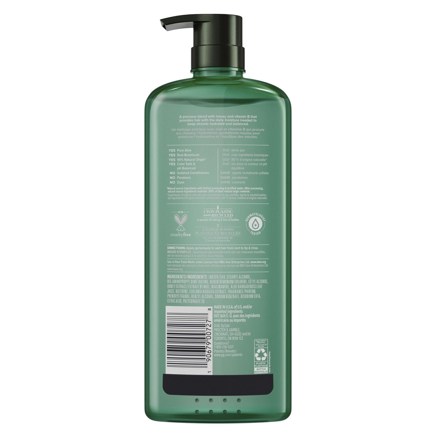Revitalisant sans sulfate Herbal Essences bio:renew miel et vitamine B 600ML