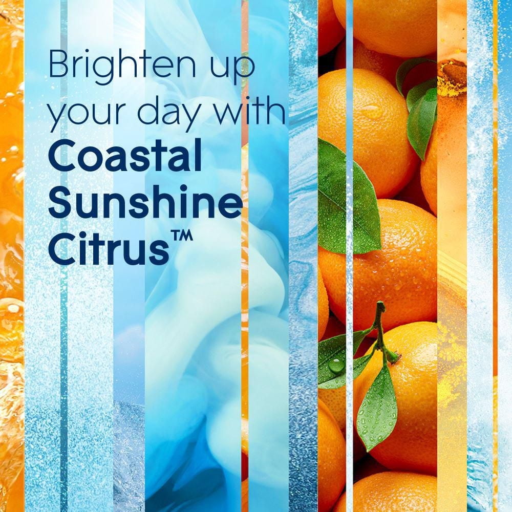 Glade® Scented 3-Wick Candle Air Freshener, Coastal Sunshine Citrus