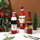 thumbnail image 2 of Christmas decoration knitting cartoon wine bottle set restaurant atmosphere layout dressing old man Snowman elk optional, 2 of 4