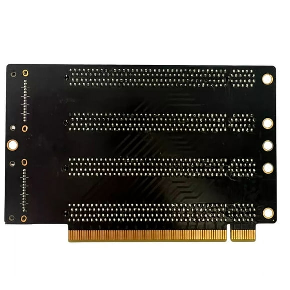 JIAHAOO PCIE Splitter with SATA Power & LED Indicators For Secure, Monitored Connections in Any Setup