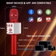 thumbnail image 3 of Micrófono para karaoke BONAOK inalámbrico Bluetooth Q37 rojo, 3 of 7