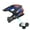 Z Bluetooth Red Blue, variant on 1Storm Motocross Adult Helmet Downhill Mountain Bike Helmet HF803 BMX MX ATV Dirt Bike Storm Style + Motorcycle Bluetooth Headset: Matt Black