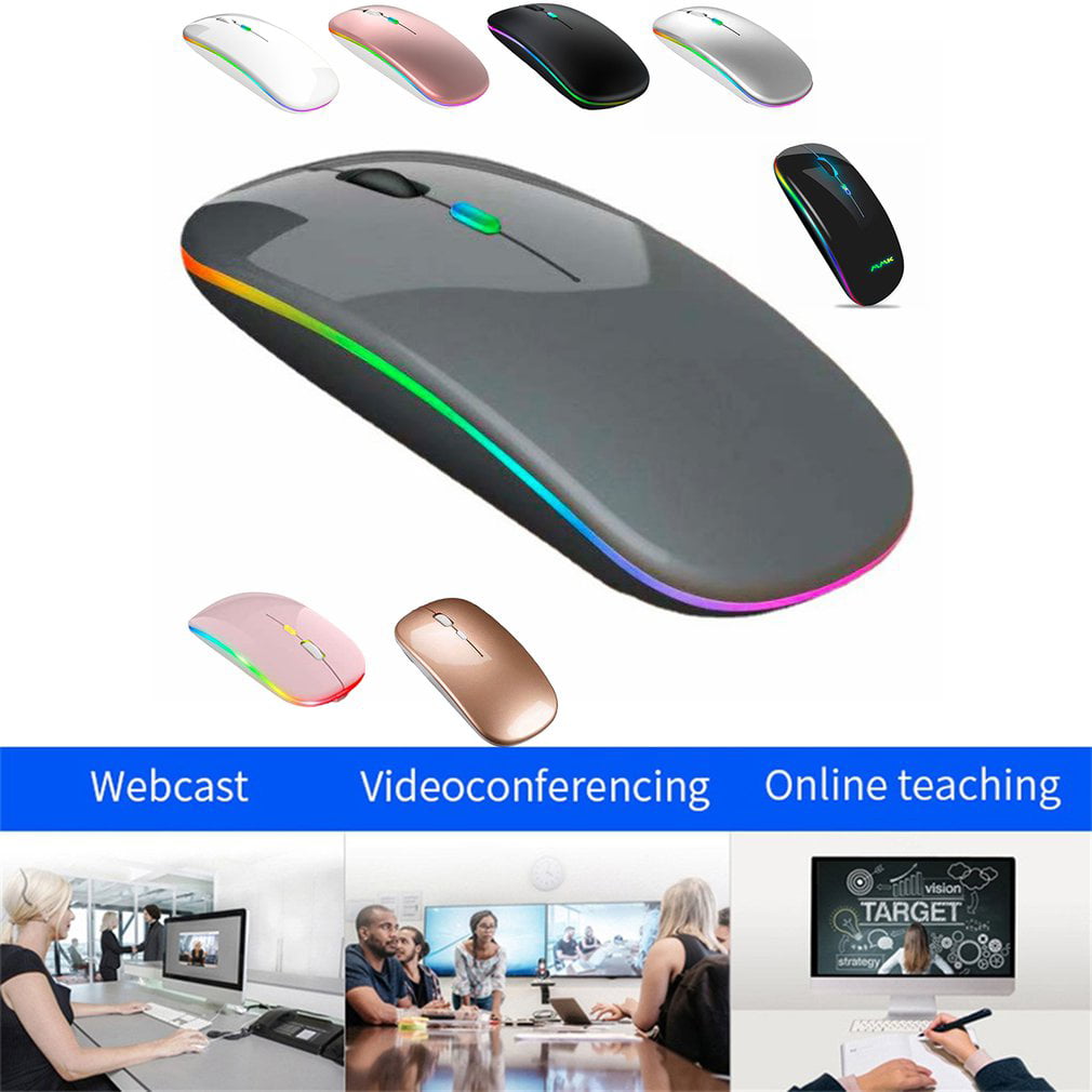 Wireless Vertical Optical Mice PC Wireless Gaming Mouse E-Sports Competition Dedicated Wireless Mouse for Laptop Desktop Computer Rechargeable Ergonomic Mouse White 