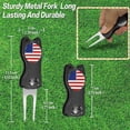 thumbnail image 5 of FINGER TEN Golf Divot Repair Tool and Ball Marker Switchblade Value Pack, Foldable Magnetic Stainless Steel with Pop-up Button for Men Women, 5 of 8